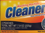 3 pouches Washing machine cleaner deep cleaning formula