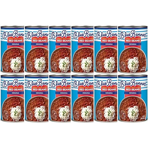 Blue Runner Creole Cream Style Red Beans, 16-Ounce (Pack of 12)