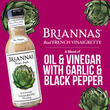 BRIANNAS - Home Style Real French Vinaigrette Dressing - Fine Salad Dressing made with Premium Ingredients - Gluten Free, Kosher, No Sugar, & Vegan