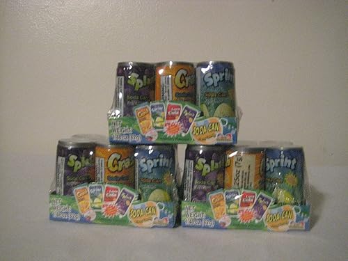 SODA POP FIZZY CANDY 6 CT (3 Pack)