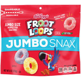 Froot Loops Jumbo Snax Cereal Snacks, Kids Snacks, Fruit Flavored, Original, 6oz Bag (1 Bag)