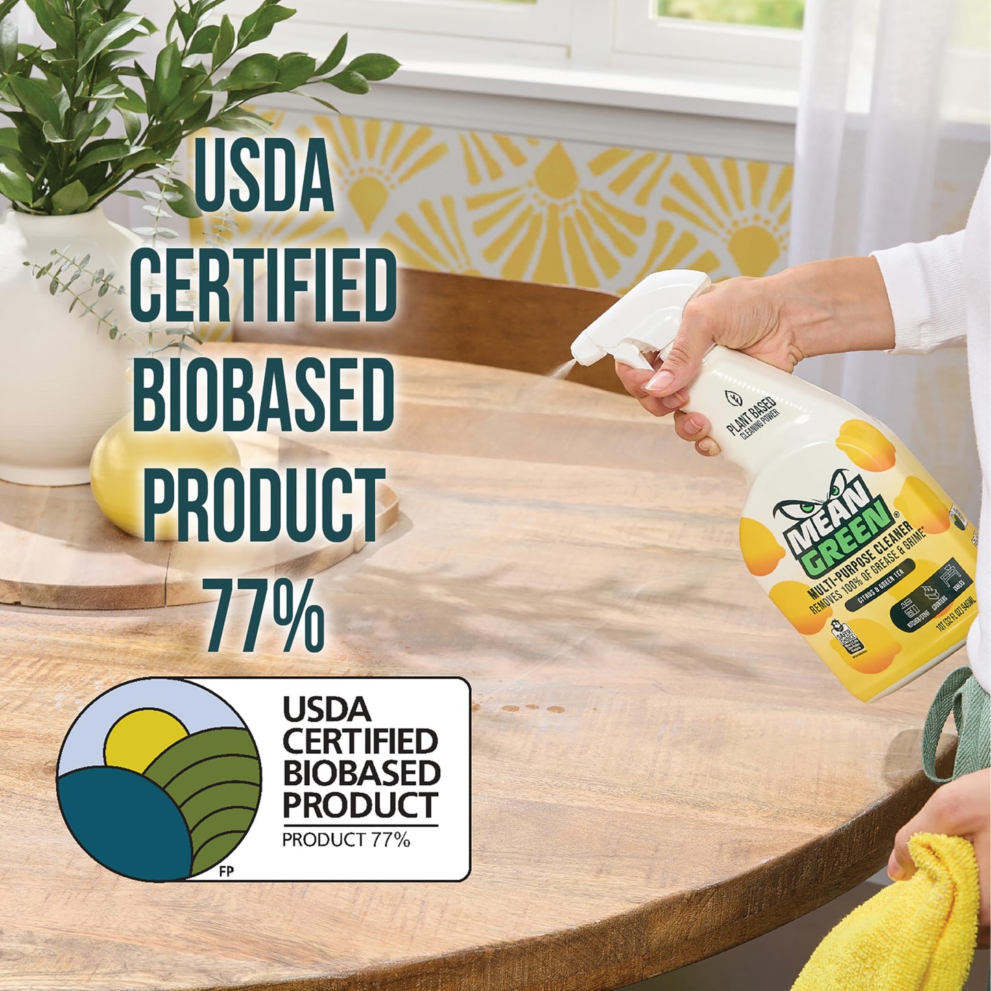 Mean Green Non-Contentrate Ready-to-use - All in one plant based cleaning power solution- Multipurpose, Bathroom & Glass Cleaner - Ultimate Value