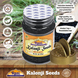 Rani Kalonji (Black Seed, Nigella Sativa, Black Cumin) Seeds 3oz (85g) PET Jar ~ All Natural | Gluten Friendly | NON-GMO | Kosher | Vegan | Indian