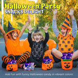 4E's Novelty 24 Pack Halloween Mini Marshmallows Indvidually Wrapped Vanilla Flavor - Halloweens Candy for Kids in Bulk, Snacks for Trick or Treat, 17