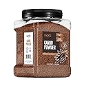 Roots Circle Premium Carob Powder Unsweetened | Kosher Bulk 14oz - Cocoa Powder Alternative | Rich in Fiber Caffeine Sugar-Free Chocolate Substitute Great for Smoothies, Cookies, and Yogurt
