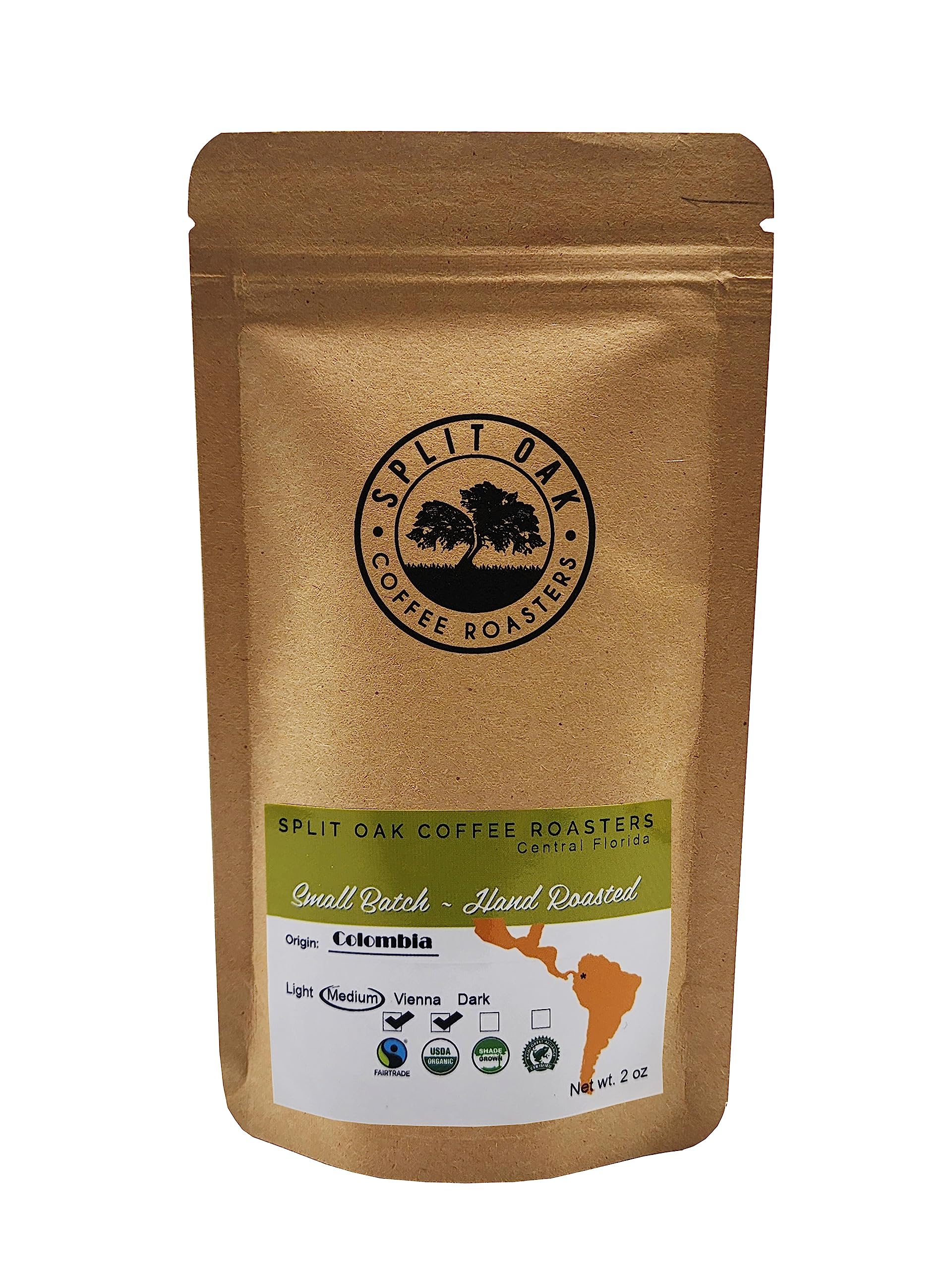 Split Oak Coffee Roasters Gourmet Gift Box - Whole Bean Variety Pack Gift Box, 9 Medium Roast Coffees from Around the World - Global Tasting