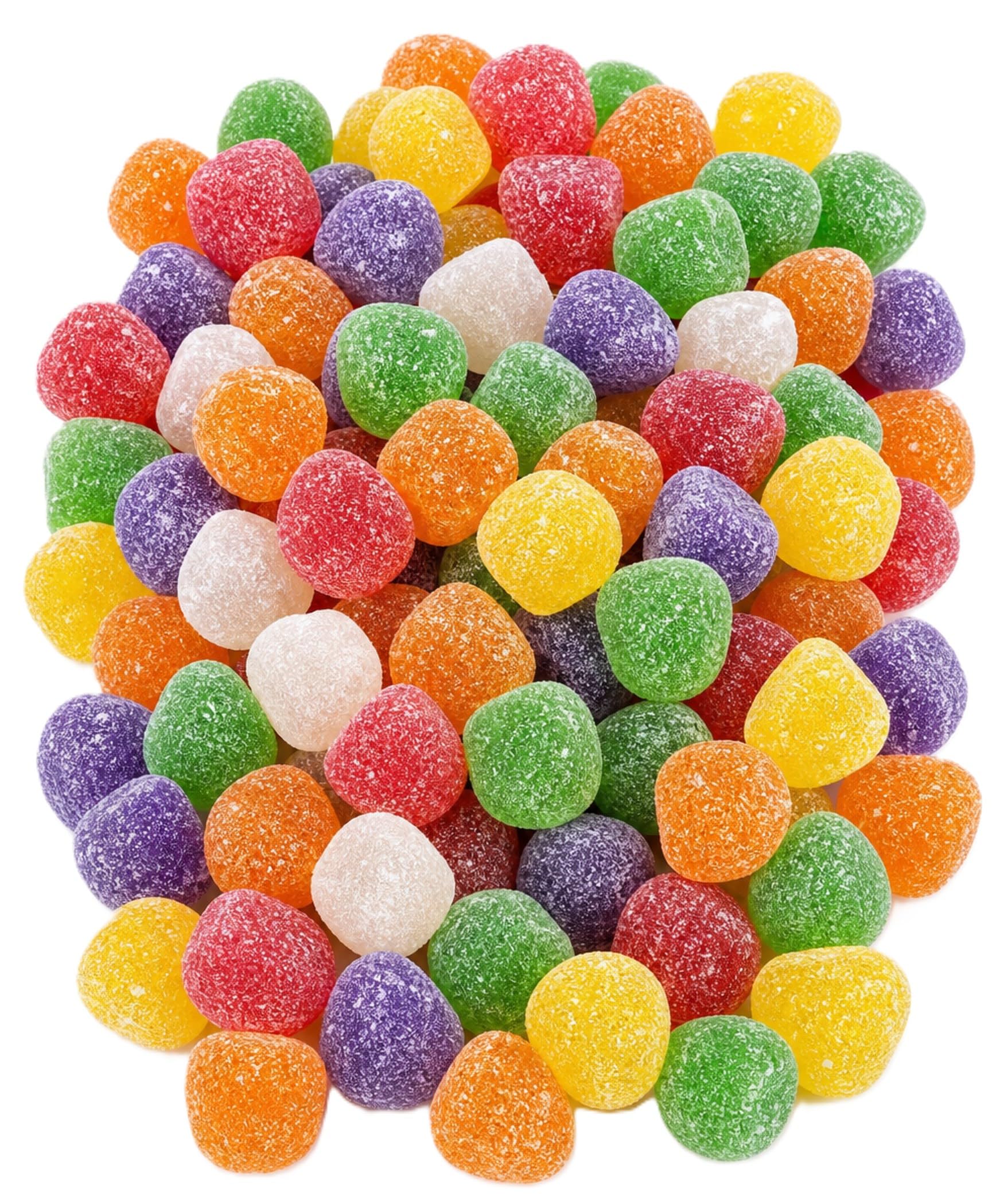 Spice Drops - 1 lb Bulk Bag of Assorted Spiced Gumdrops - Sugar?Sanded Chewy Candy in Cinnamon, Clove, Wintergreen, Anise, Spearmint & Peppermint