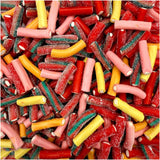 Pencil Bites Gummy Candy | 1 Pound Pack | Assorted Fruit Flavors Chewy Candies | Sweet & Sour Filled Mini Rope Candy | Bulk Gummy Candies for Parties