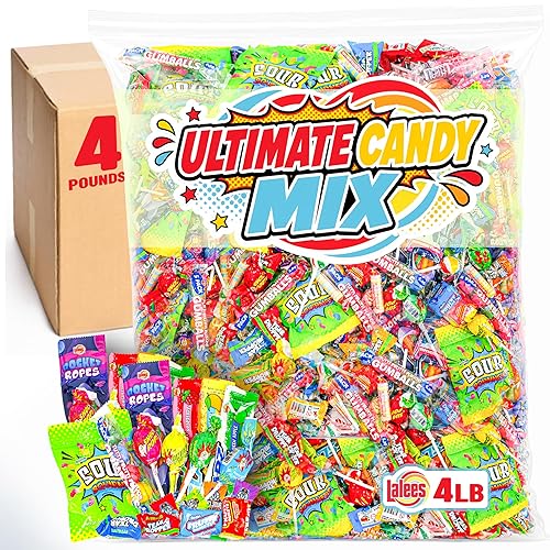 Lalees Ultimate Candy Mix - 4 Pounds - Pinata Candy Assortment - Birthday Party Favors - Novelty Fun Candies