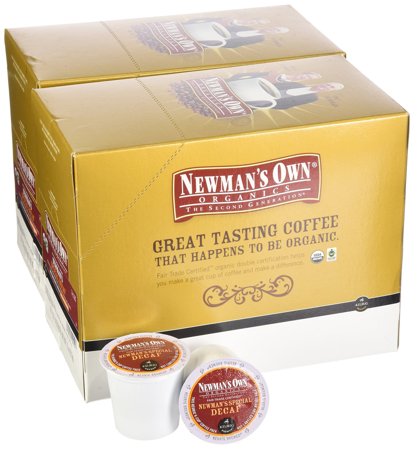 Newman's Own Organics SPECIAL BLEND DECAF 48 K-Cups for Keurig Brewers
