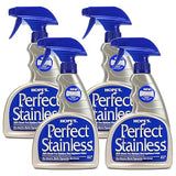 HOPE'S Perfect Stainless Steel Cleaner 22-Ounce, Streak-Free Self-Polishing Formula, Blocks Fingerprints, Pack of 4, 22 Ounce