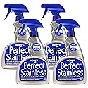 HOPE'S Perfect Stainless Steel Cleaner 22-Ounce, Streak-Free Self-Polishing Formula, Blocks Fingerprints, Pack of 4, 22 Ounce