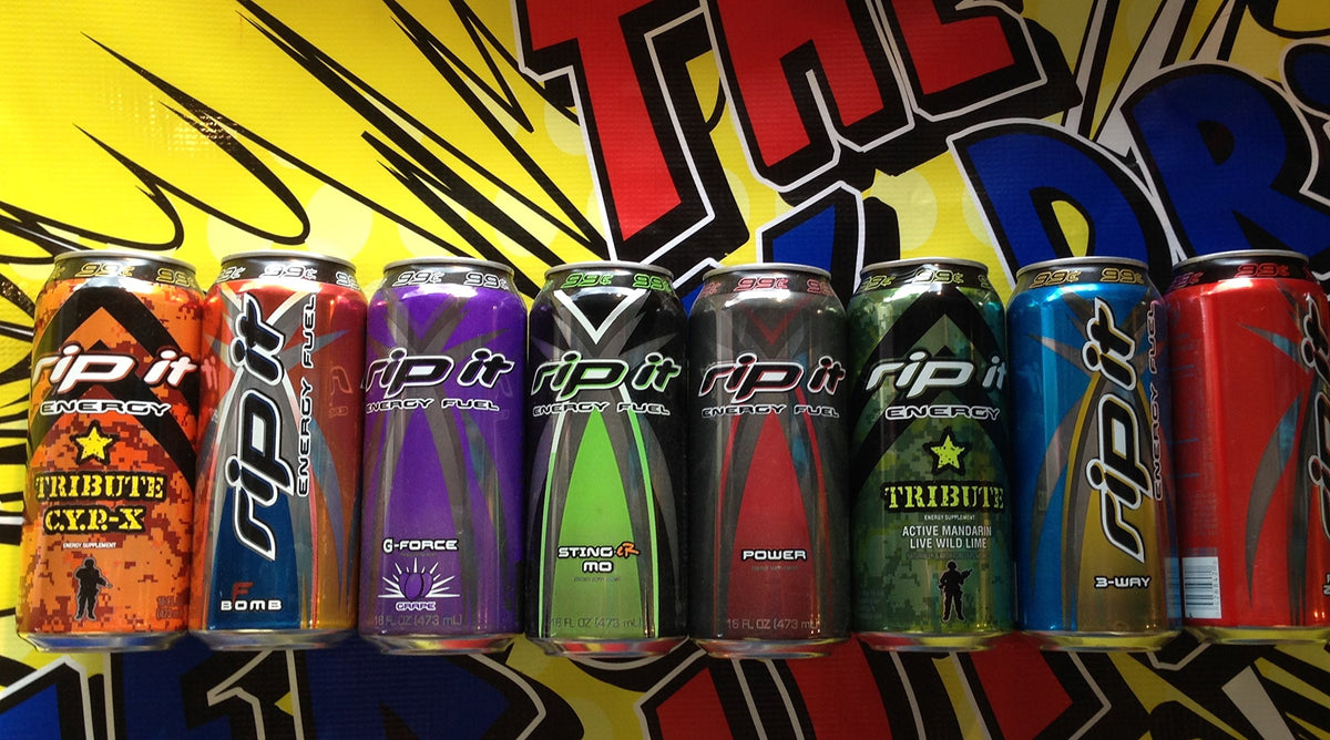 Rip It Energy Drink Variety, 16 oz (16 Cans)