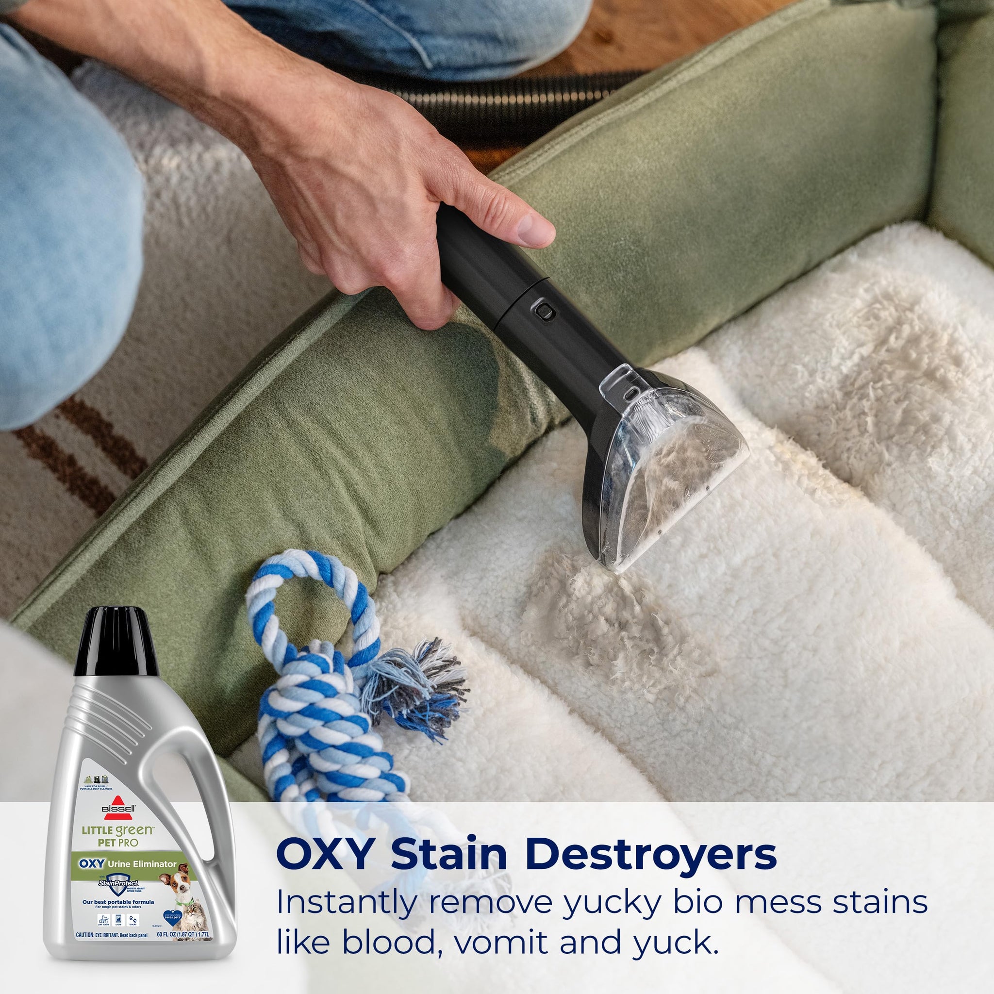 BISSELL® Little Green™ PET-PRO-OXY Formula for Portable Carpet Cleaners, 60 oz, 2034F