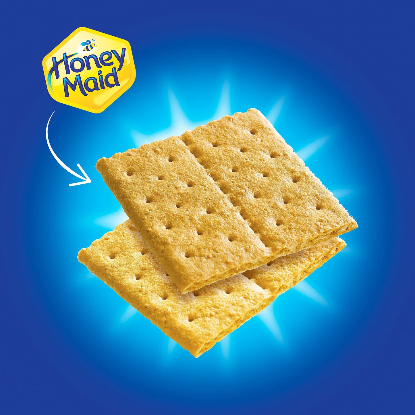 HONEY MAID Graham Crackers, Lunch Snacks, Family Size, 19.2 oz