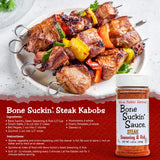 Bone Suckin' Sauce Seasoning and Rub-Variety, Original, Steak, Seafood and Chicken, Great for Grilling, Smoking, Non-GMO, Gluten-Free, Fat Free