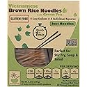 Star Anise Foods Brown Rice Gluten Free Noodles with Green Tea - 24 Servings, 8.6 Oz. Per Box, Pack of 6 Boxes, Pho Noodles Vietnamese, Pad Thai