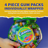 Canel’s Fruit Flavor Chewing Gum, 4 Piece Packs with Cherry, Banana, Grape, and Apple, for Parties and Sharing, 300 Count Jar (Pack of 1)