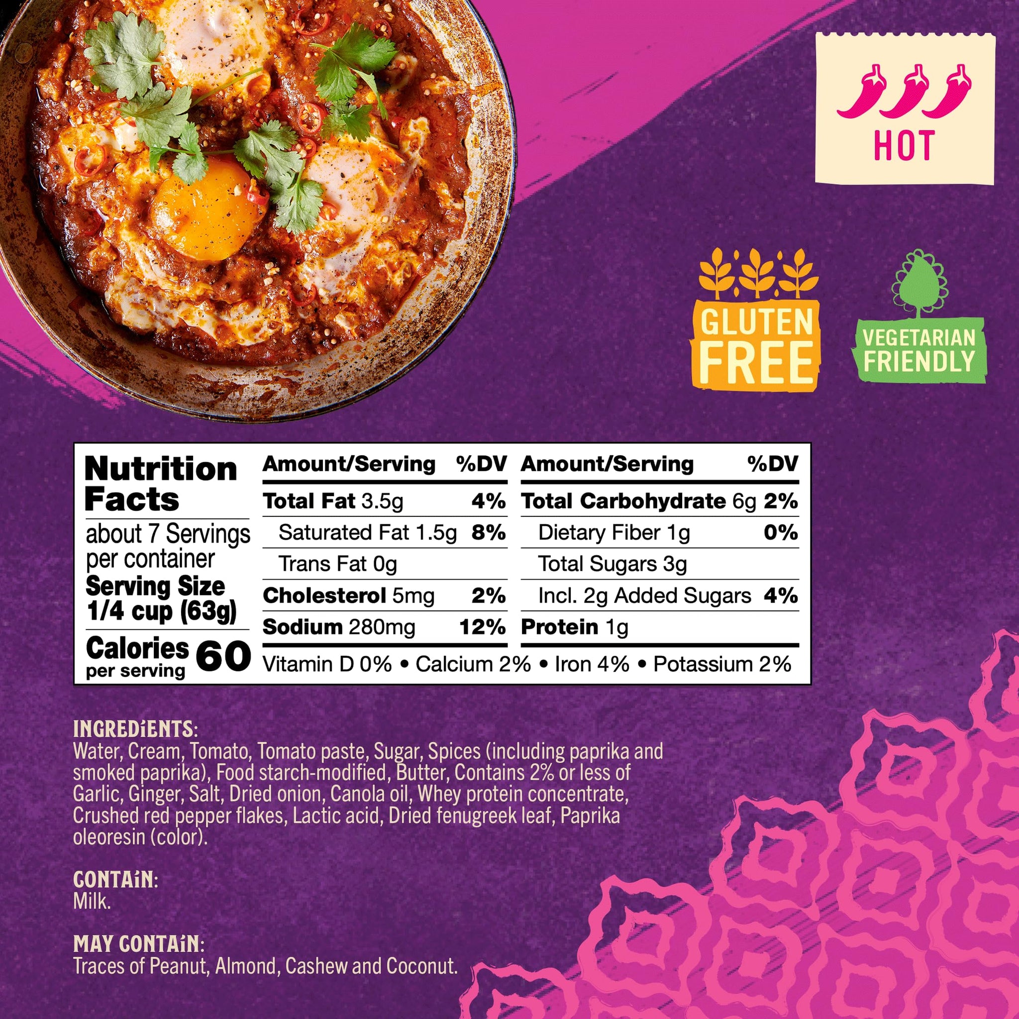 Patak’s Spicy Butter Chicken Simmer Sauce - Spicy & Creamy Curry Sauce w/Tomato Paste, Butter & Spices - Gluten-Free & Vegetarian Indian Sauce