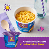 Annie's Microwavable Macaroni and Cheese Cups, Deluxe Rich and Creamy, Shells and Classic Cheddar, 1 Cup