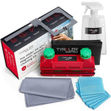 Tyroler Magnetic Window Cleaner Tool | The Glider D4 Window Cleaning Tool Fits Windows 0.1"-1.6" Thick | All-in-One Window Cleaning Kit | Magnetic