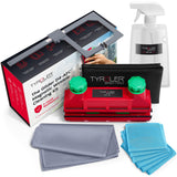 Tyroler Magnetic Window Cleaner Tool | The Glider D4 Window Cleaning Tool Fits Windows 0.1"-1.6" Thick | All-in-One Window Cleaning Kit | Magnetic