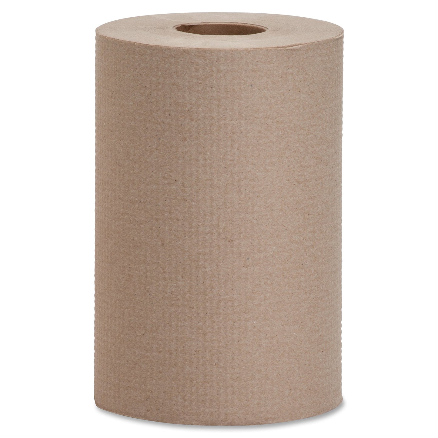 Genuine Joe Hardwound Roll Towels, Kraft, 7.9" x 350', 12 Count