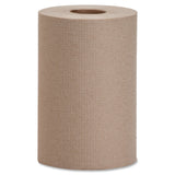 Genuine Joe Hardwound Roll Towels, Kraft, 7.9" x 350', 12 Count