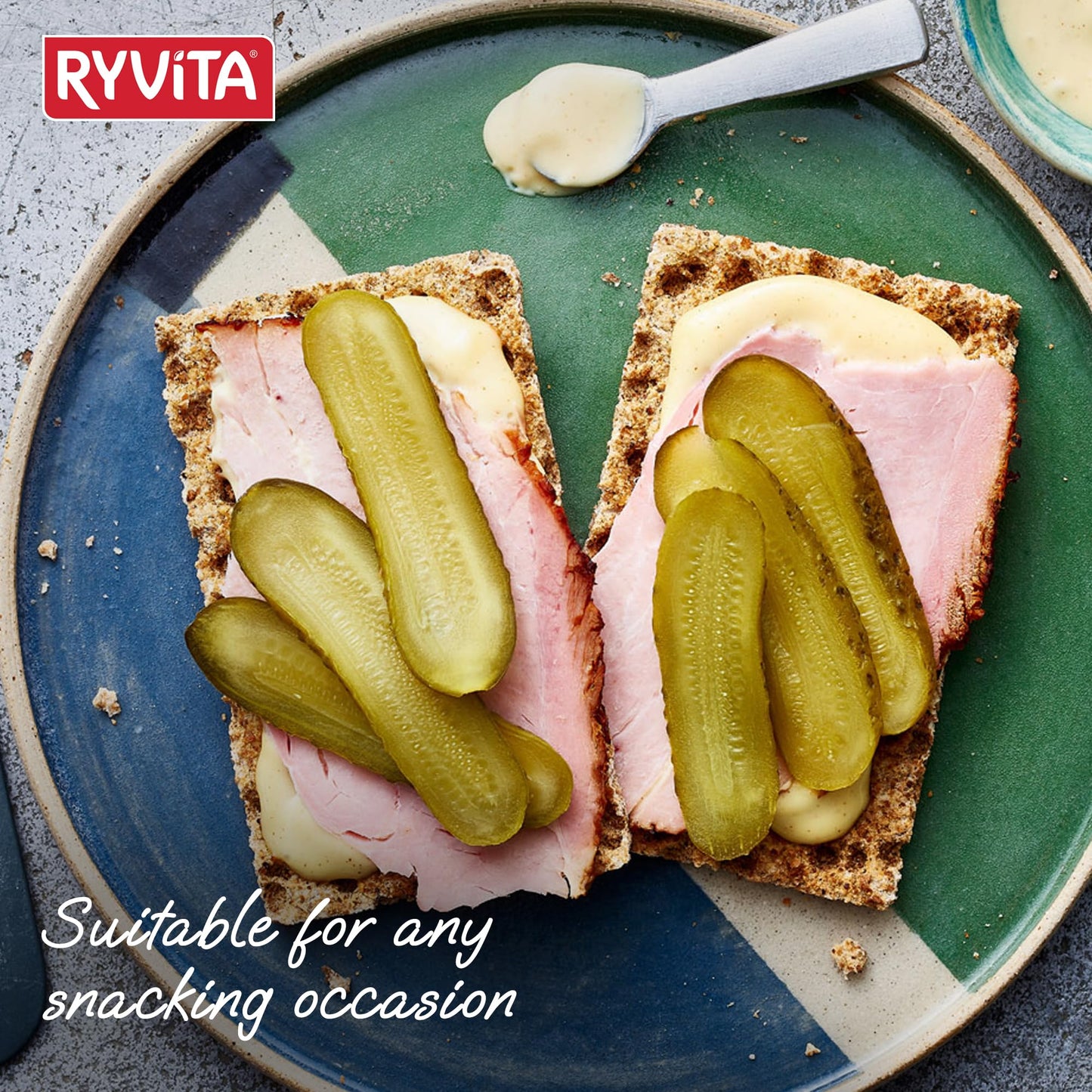 Ryvita Dark Rye Crispbread, 250 GR