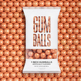 Candy Envy - Shimmer Rose Gold Gumballs - 1 Inch - Approximately 113 Gumballs Per 2lb Bag - Bulk Rose Gold Candy - North American Made & Kosher