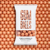 Candy Envy - Shimmer Rose Gold Gumballs - 1 Inch - Approximately 113 Gumballs Per 2lb Bag - Bulk Rose Gold Candy - North American Made & Kosher