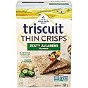 Triscuit Thin Crisps Zesty Jalapeno Crackers, 200g/ 7.1 oz. Box