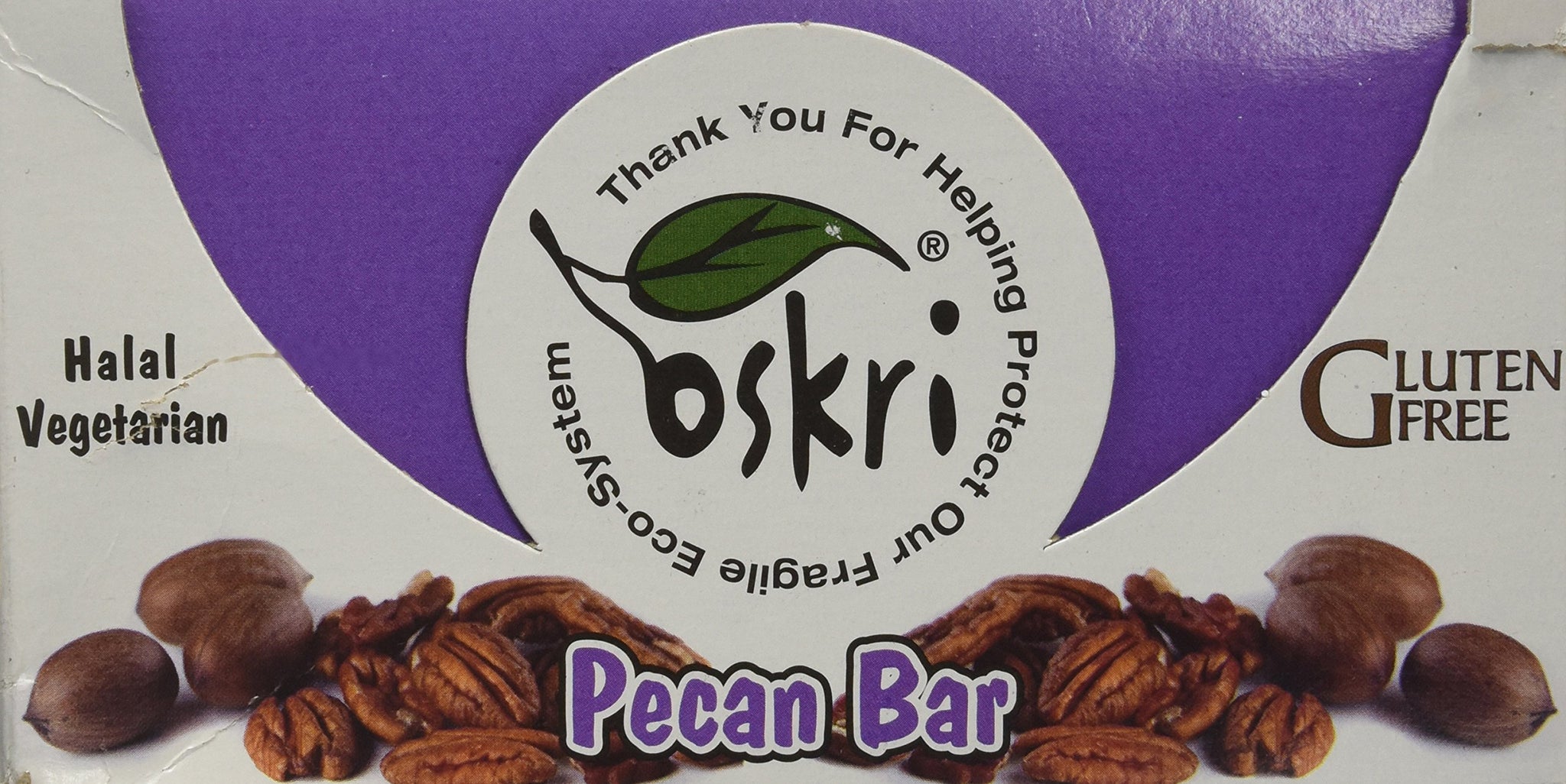 Oskri Granola Bar, Pecan Raisins, 1.9-Ounce (Pack of 20)
