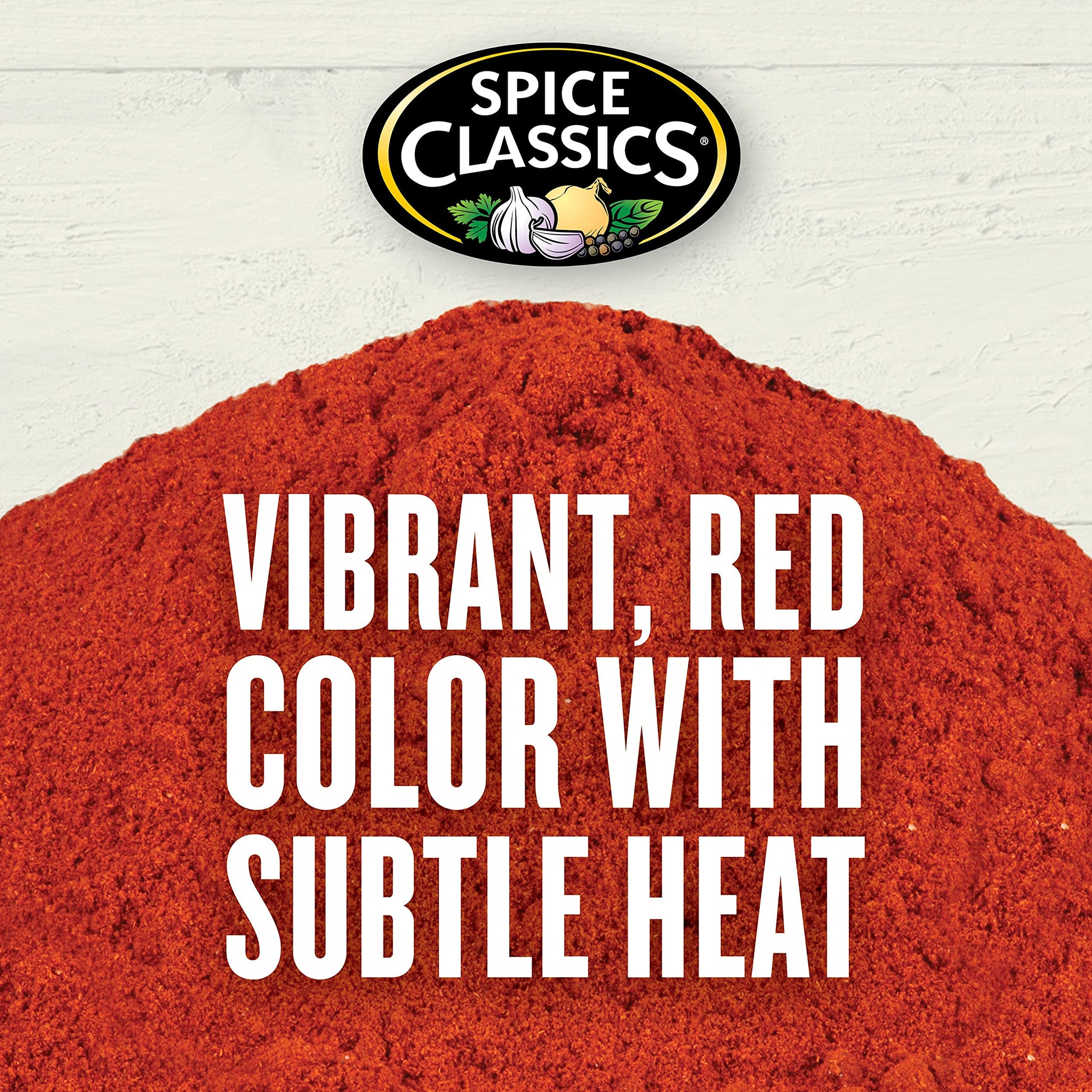 Spice Classics Paprika, 4.5 lb - One 4.5 Pound Container of Bulk Paprika Powder, Perfect for Garnishing and Flavoring Eggs, Soups, Stews, Sauces