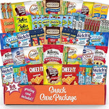 Snack Box Variety Pack (60 Count) with Chips, Cookies & Bars - Snacks Variety Pack for Adults, Kids & Teens - Care Packages for College Students