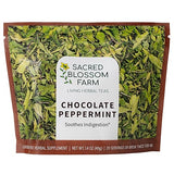 Chocolate Peppermint Herbal Tea | Sacred Blossom Farm | 1.7 oz. Loose Leaf | Ease Digestion & Headache* | Organically Grown in Wisconsin | Caffeine