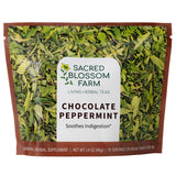 Chocolate Peppermint Herbal Tea | Sacred Blossom Farm | 1.7 oz. Loose Leaf | Ease Digestion & Headache* | Organically Grown in Wisconsin | Caffeine