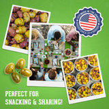 Jersey Pickles - Hot Mix Olives Combo - Olives Stuffed - Hand-Stuffed Gourmet Olive with Premium Fillings for Snacks, Charcuterie & Cocktails (Quart)