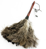 AAYU Feather Duster (36cm) 14.5 inch for Home Cleaning | Soft-Feather Moping and car dusting| Eco-Friendly Genuine Ostrich Dusters with Wooden Handle