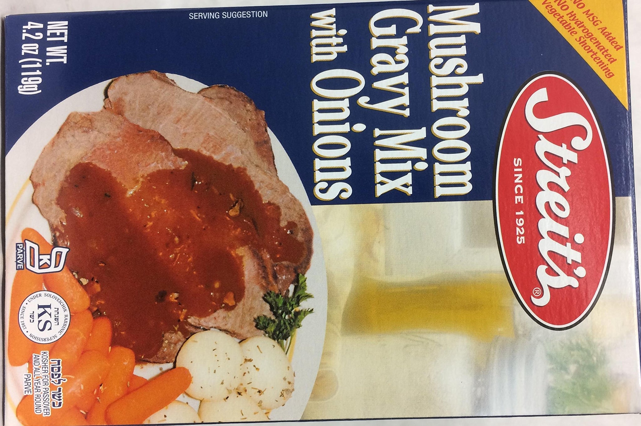 STREITS GRAVY ONION, 4.2 OZ