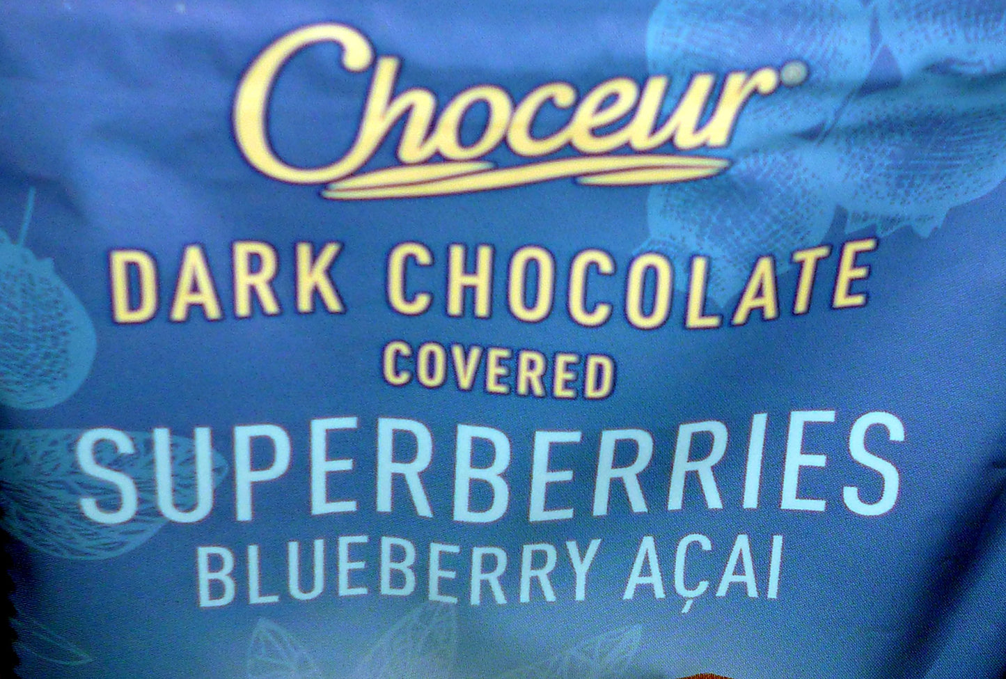 Choceur Dark Chocolate Covered Superberries - Blueberry-Acai (2 Pack)