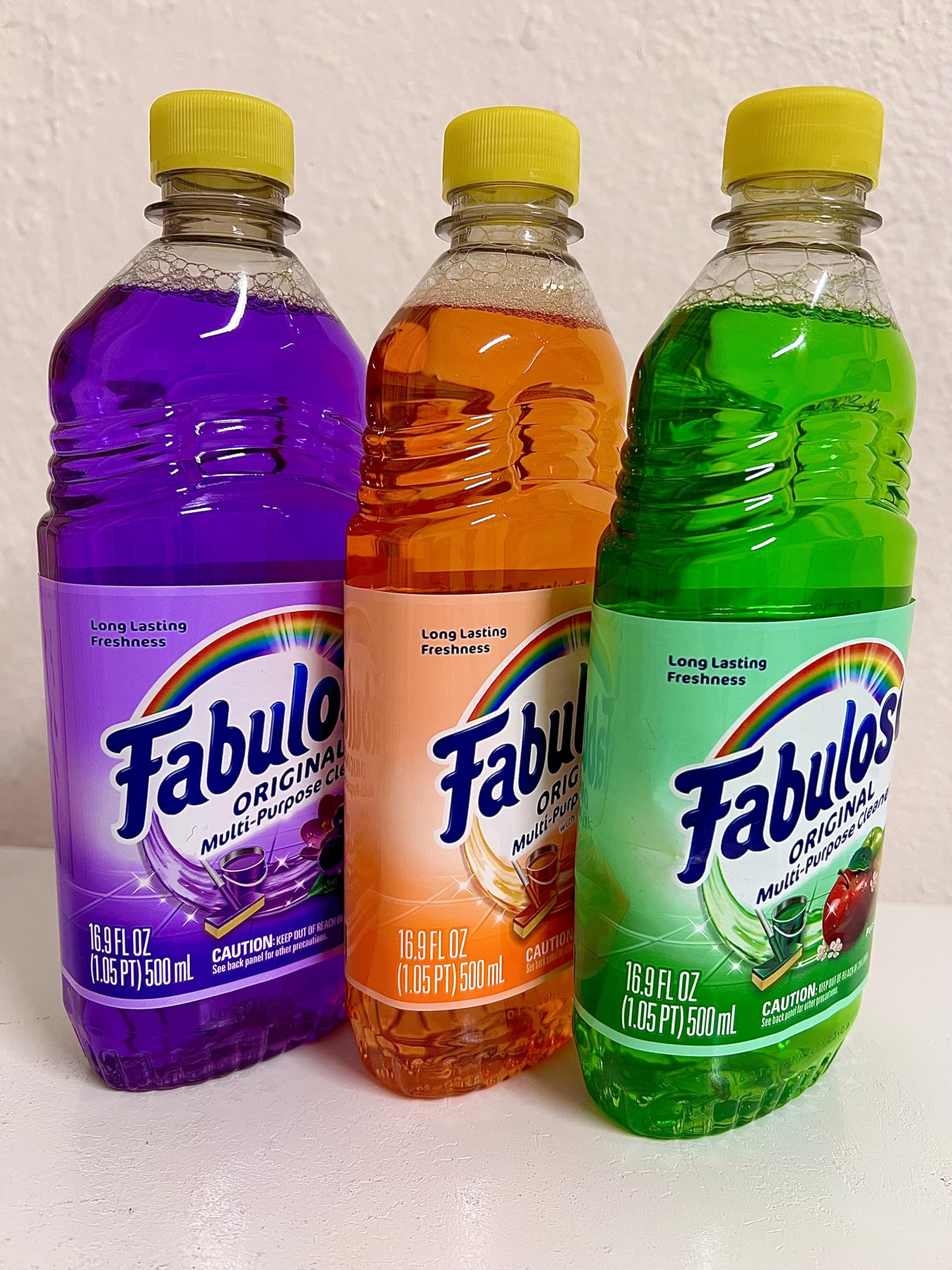 Fabuloso Multi-Purpose Cleaner Liquid 16.9 fl oz Bottles Assorted Scents Variety Bundle of 3 Bottles