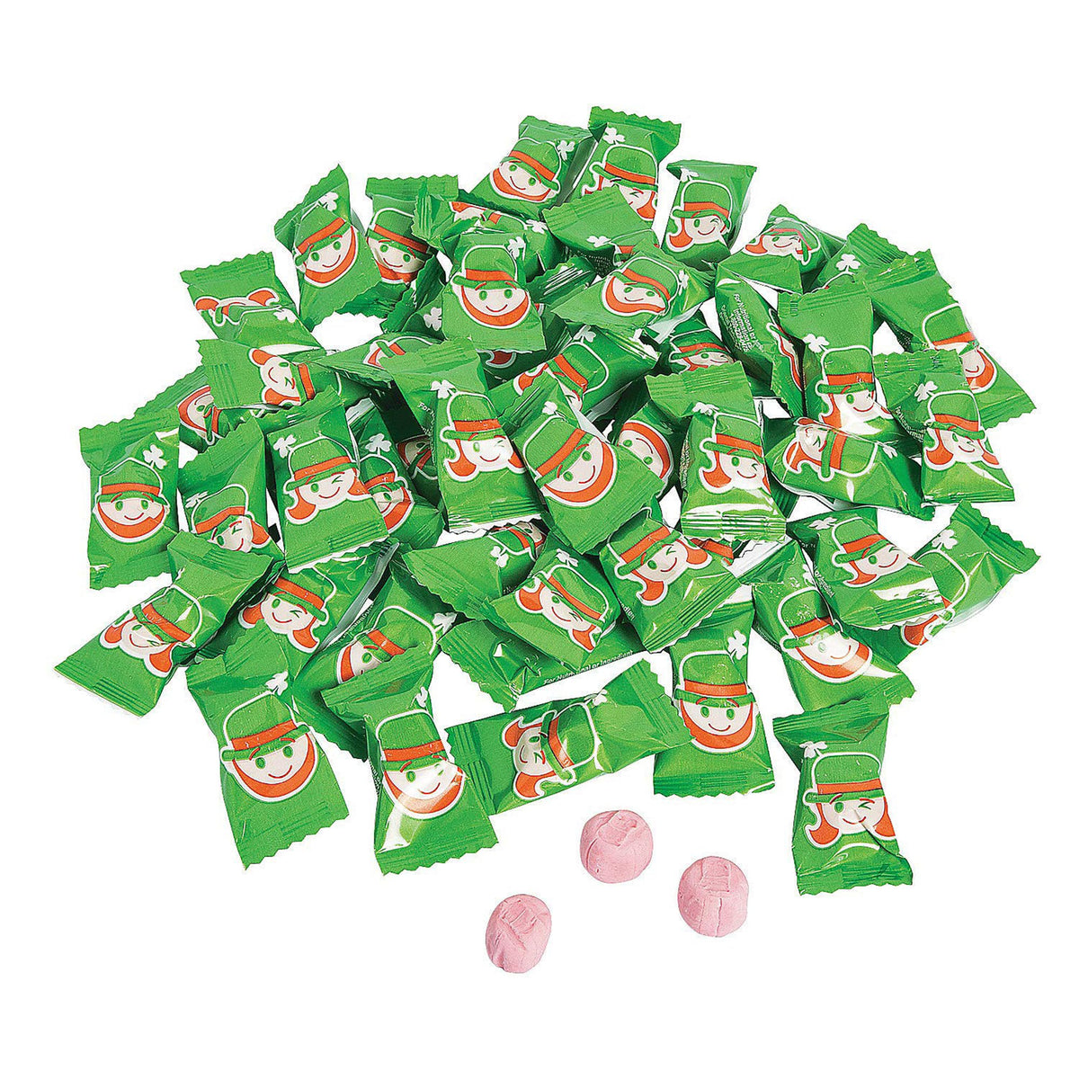 St. Patrick's Day Leprechaun Sweet Cream Buttermints Candy - 108 Pieces - Individually Wrapped