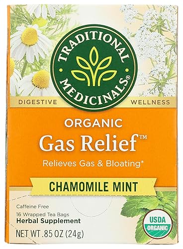 Traditional Medicinals, Tea Organic Gas Relief, 16 Bags