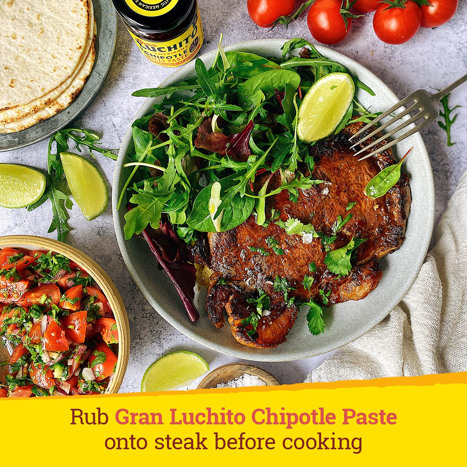 Gran Luchito Mexican Chipotle Chili Paste 3.5oz | Handmade in Mexico | Super Smoky Chipotle Sauce with A Medium to High Heat | All Natural