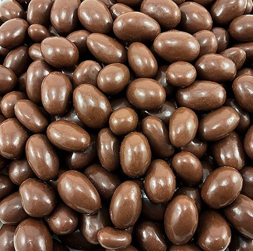 Milk Chocolate Covered Almonds | 2 Lb Bulk Bag | Roasted Chocolate Covered Nuts | Creamy & Crunchy Office Candy | Gourmet Party Favor & Gift Basket