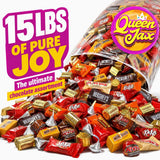 Assorted Chocolate Candy Variety Pack - 15 Lb Bulk Candy Chocolate Mix - Individually Wrapped Chocolate Sweets - Variety - Cold Pack Included