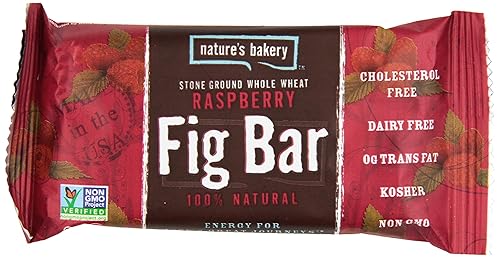 Nature's Bakery Whole Wheat Fig Bar, Raspberry, 2 Ounce (Pack of 12)