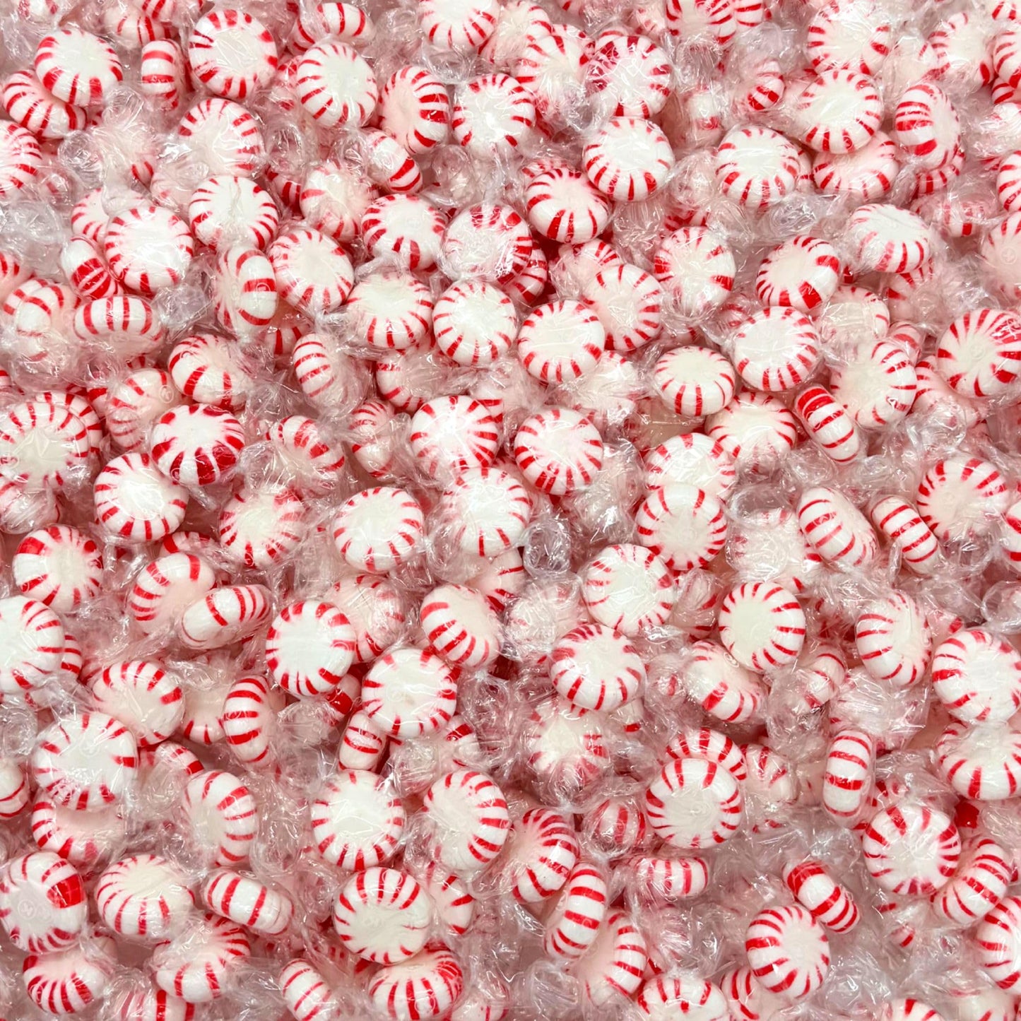 CandyBoxed Peppermint Candy, 3 Pound Bag, Individually Wrapped, Old Fashioned Hard Candy Discs