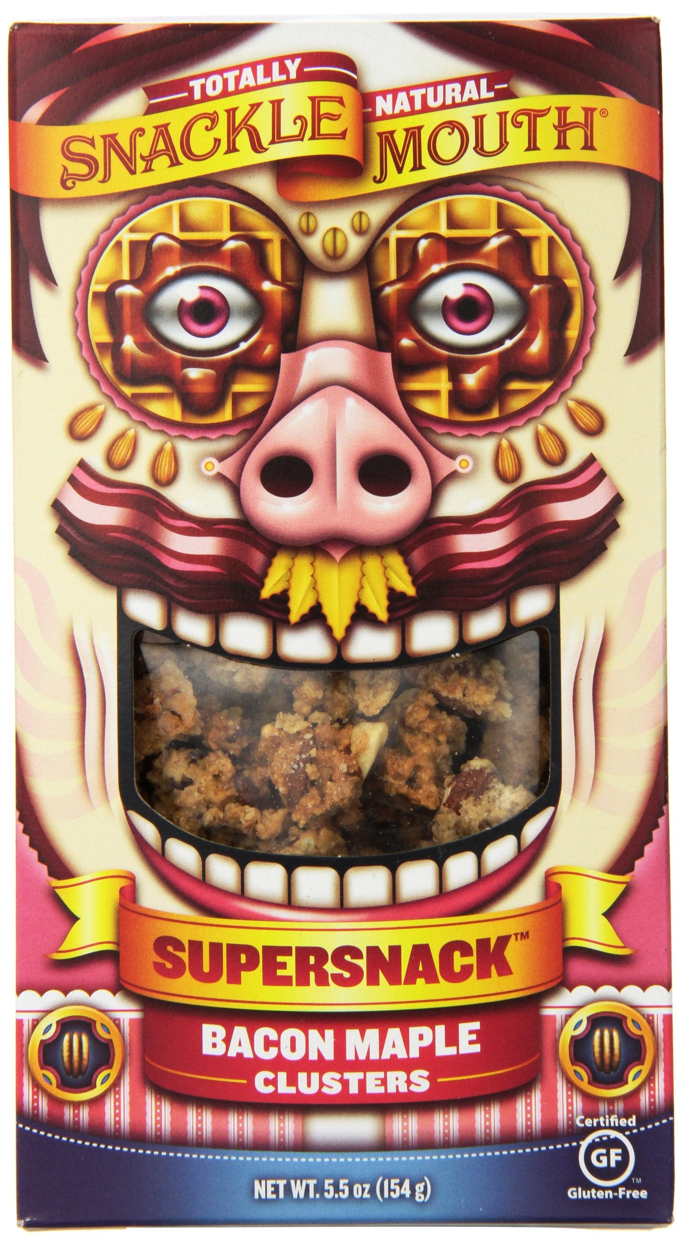 Snackle Mouth Supersnack, Bacon Maple, 5.5 Ounce